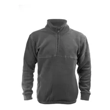 Buzo 1/2 Cierre Abrigo Polar Anti Pilling Uniformes Gris