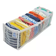 Kit 6 Organizador Guarda Roupa Colmeia Cuecas Cintos Meias