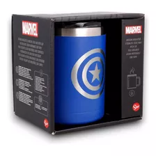 Marvel Taza Termo De Acero Capitán América Original