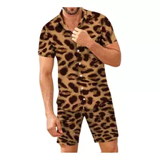 3i Conjunto De Ropa De Playa Hawaiana Para Hombre, Camisa Co