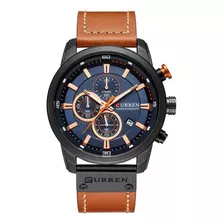 Reloj De Pulsera Curren 8291 Deportivo Elegante Para Hombres