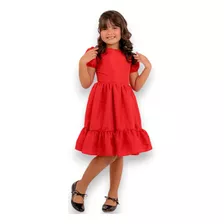 Vestido Infantil Menina Fresco Igreja Festa Moda Evangelica