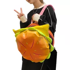 Big Mac Hamburger Funny Personality Waterproof Backpack