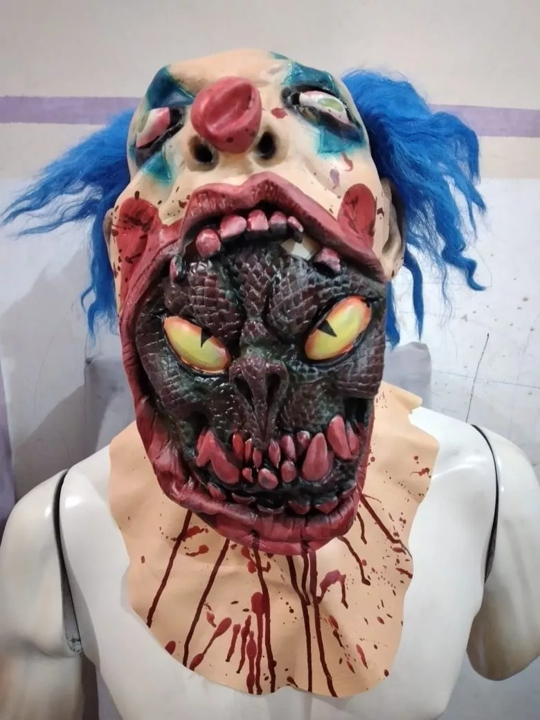 Mascara Monster Clown Terror One Size Adolescentes Adultos