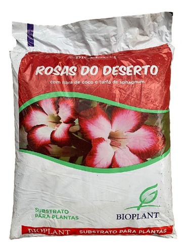 Substrato Bioplant Rosa Do Deserto Sem Resíduo Animal 11 Kg
