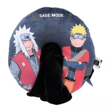 Almofada De Pescoço Com Touca Naruto E Jiraiya