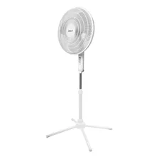 Ventilador De Pie Rca Oscilante Silencioso 16 3 Vel Plastic Estructura Blanco Aspas Gris Diámetro 16 Cm Material De Las Aspas Plástico