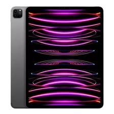 iPad Apple Pro 6th Generation 2022 A2436 12.9 128gb Cinza-espacial E 8gb De Memória Ram