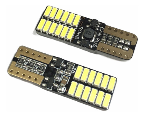 2x Focos Pellizc T10 24 Mini Smd Canbus 12v W3w W5w 168 194 Foto 8