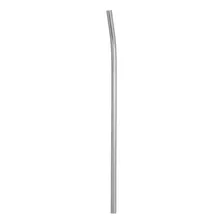 Canudo De Aço Inox Reutilizável Ecológico Curvado 6,3mm 21cm