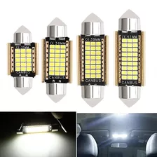 4 Pz Luz Led Festoon Canbus 15smd 21smd 24smd 27smd Auto Led