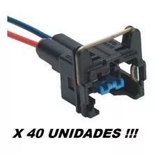 40 Conector Chicote Bico Injetor Sensor Temp. Atuador 2vias