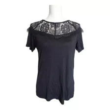 Blusa H & M Talla Xs, Nueva Sin Etiqueta, Strech, Encaje Hom