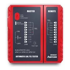 Ampcom | Tester De Red | Rj45 Rj11 