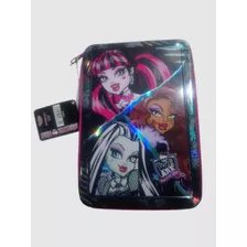 Cartuchera Monster High De 1 Piso Con Tapas De Metal 