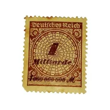 Estampilla Alemania Deutsche Reich 1923 1 Millon Marcos