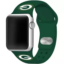 Game Time Green Bay Packers - Correa De Silicona Para Reloj.