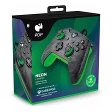 Control Xbox One Pdp Neon Carbón Series S/x Pc 1 Mes Gamepas