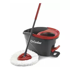 Trapeador Mop O-cedar 148473 Con Cubeta Centrifugador Rojo/negro