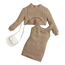 Conjunto De Vestido Y Tapadito Para Bebes. 