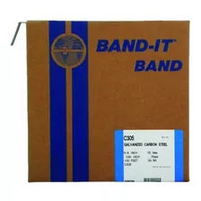 Band-it C30599 Banda De Acero Al Carbono Galvanizado, 5/8 D