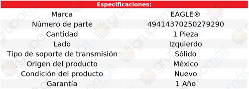 Soporte Transmisin Conductor Eagle Sl L4 1.9l 1992 A 2002 Foto 2