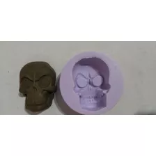 Molde De Silicone Caveira