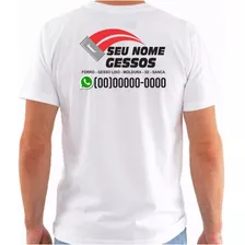 Camiseta Gesseiro Uniforme Empresa