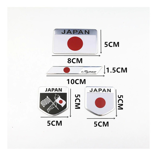 Emblema Bandera Japn Honda Toyota Nissan Mazda Mitsubishi Foto 4