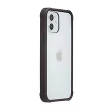 Funda Para iPhone 12 Mini, Transparente/negro/resistente