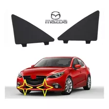 Par Tapas Inferiores De Parrilla Facia Mazda 3 2014 A 2016