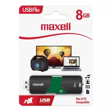 Memoria Usb Maxell Con Capacidad De 8gb De Almacenamiento