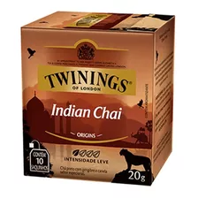 Te Twinings Indian Chai Caja X 10 Saquitos De 20 Gramos