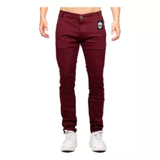 Calça Sarja Masculina Slim C/ Bolso Embutido Estilo Moderno