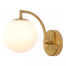 Aplique De Pared Mid Century Estilo Moderno Globo Lech...