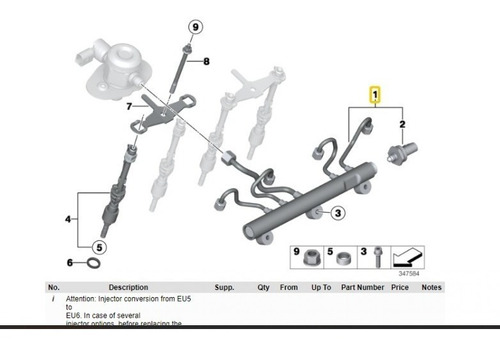 Riel De Inyectores Bmw Foto 4