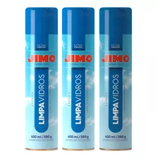 Kit 3 Limpa Vidros Jimo Limpeza Profissional Sem Manchas