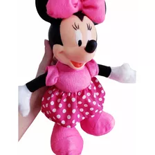 Bonecas Minnie Vestido Rosa Com Bolinha Pra Brincar Infantil