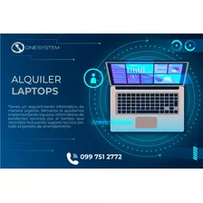 Alquiler Computadoras Laptops Pantallas Led