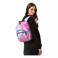 Mochila Escolar Totto Tempera Rpet Glitter Rosado Fritz