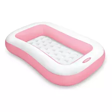 Piscina Inflable Rectangular Rosa 166x100x25 Cm Intex