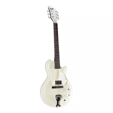 Supro Guitars Belmont Sparkle White Semi-hollow Electric