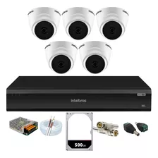 Kit Intelbras 5 Cam 1220d Fullhd Dvr Imhdx 3008 C/hd Incluso