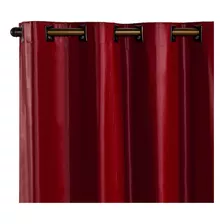 Cortina Blackout Sala Ou Quarto Pvc 2,20 M X 1,30 M Cor Vermelho