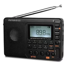 Retekess V115 Digital Radio Am Fm, Portable Shortwave