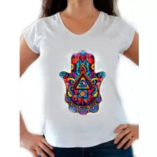 Polera Mujer Personalizada,mano De Hansa Colores,diseños