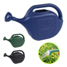 Regador De Plantas E Jardim 5 Litros Cor Verde Azul Preto