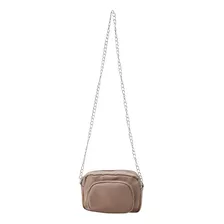 Bandolera Mujer Nylon Cargo Beige Corona