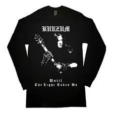 Playera Manga Larga Until The Light/burzum Blackmetal