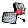 Foco Led Cob 4 Caras 2 Polos Para Motocicleta Ba20 